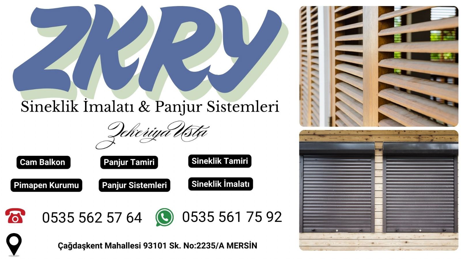 mersin kepenk tamiri 